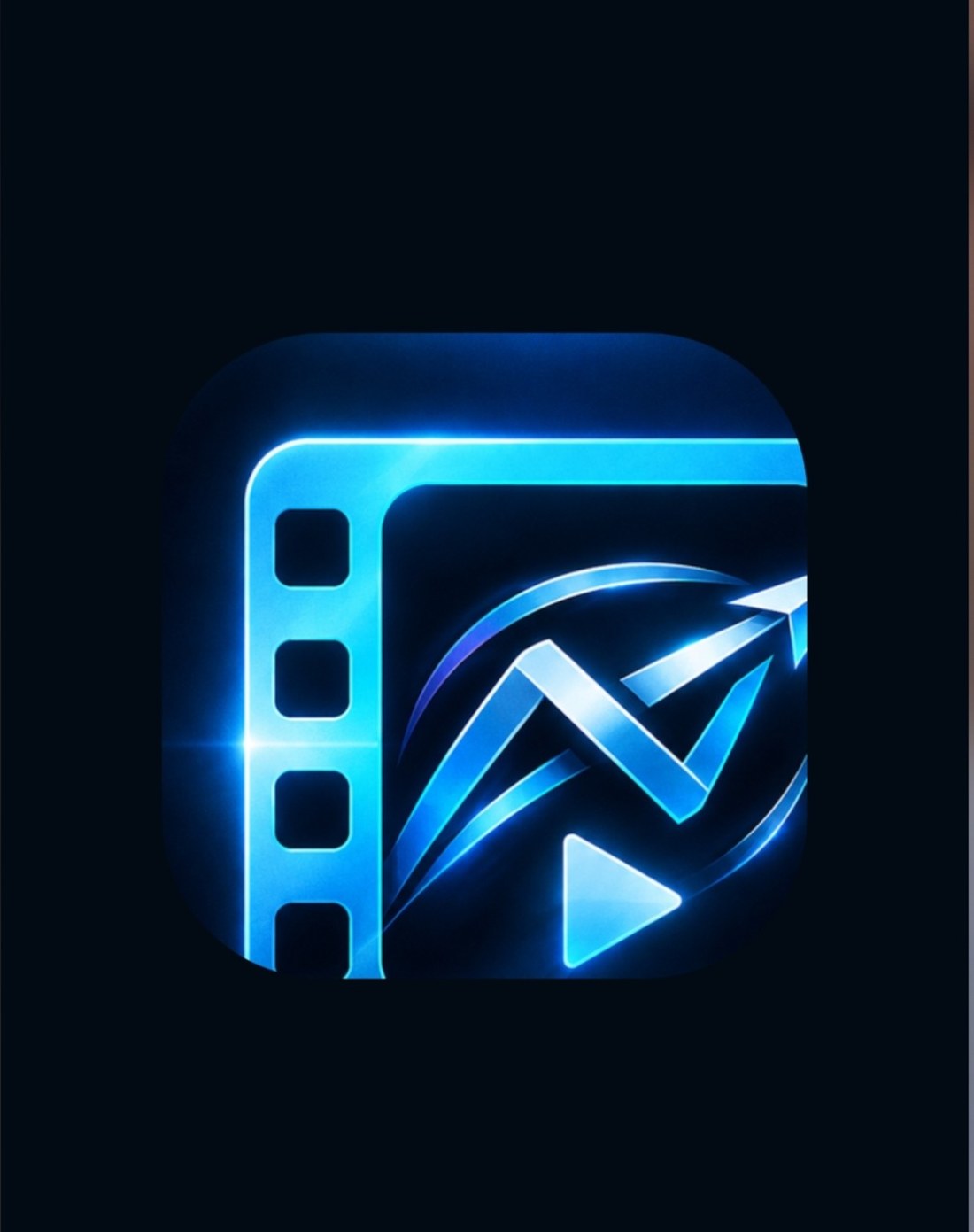 Nexus Reels Director neon film and AI icon